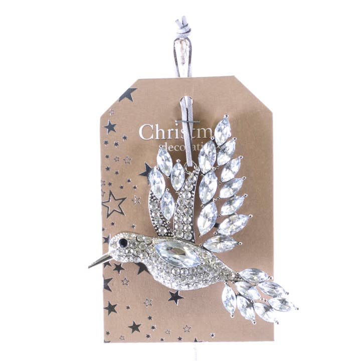 Crystal Hummingbird Orn for wholesale by Oak Street Wholesale