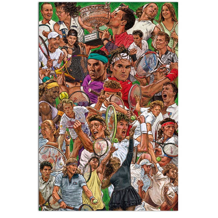 Close Up GmbH - Wholesale Poster - Tennis Legends Poster 61 cm x 91.5 cm