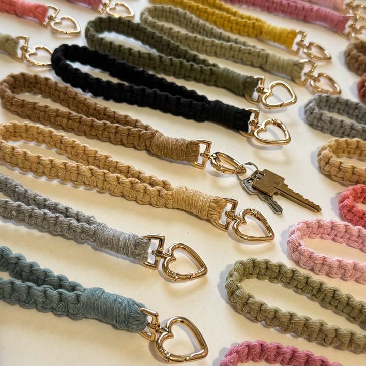 Heart Wristlet for wholesale by Macrame with Lovely