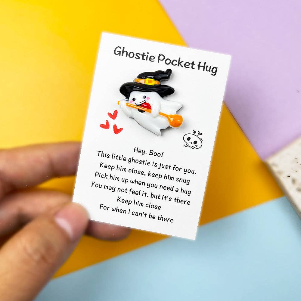 Magia Design - Wholesale Keepsake Coin/Token - Pocket Hug Ghostie Boo6