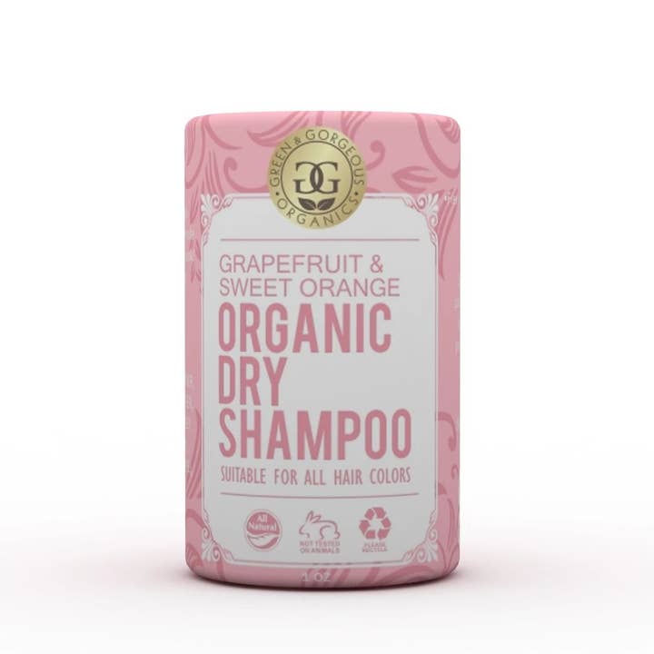 Green and Gorgeous Organics - Wholesale Dry Shampoo - Organic Dry Shampoo Powder Grapefruit and Sweet Orange - 1oz