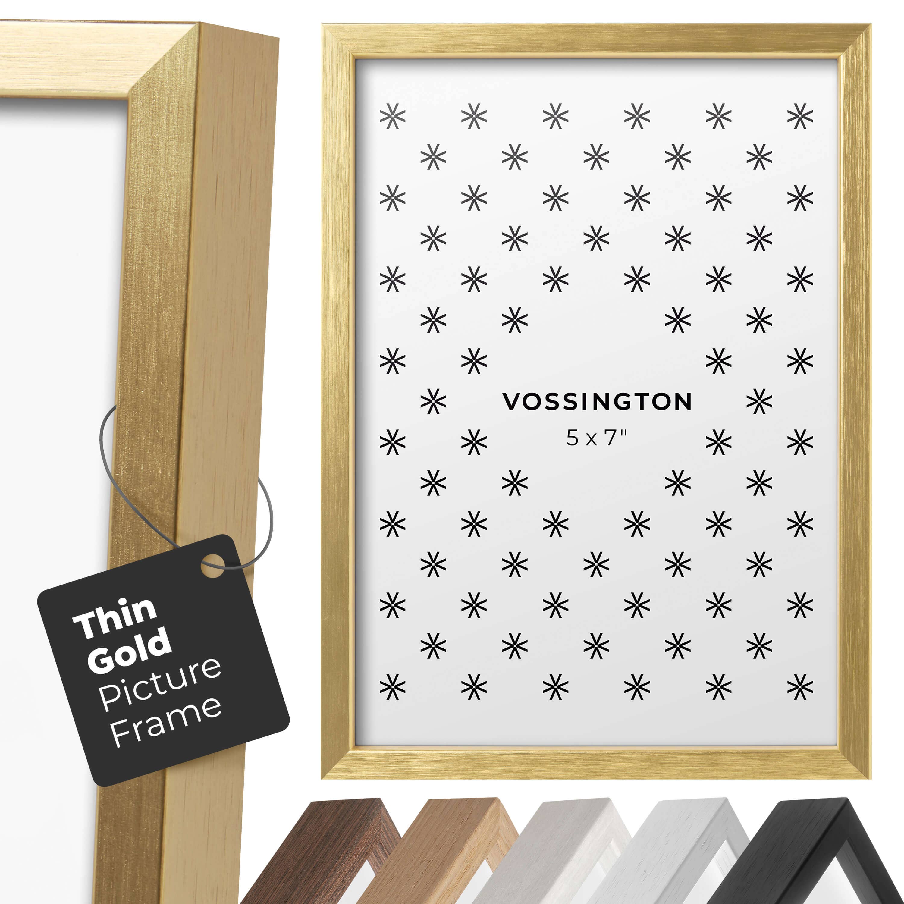 Vossington - Vente Cadres photos - Cadre fin 5x7", or.0