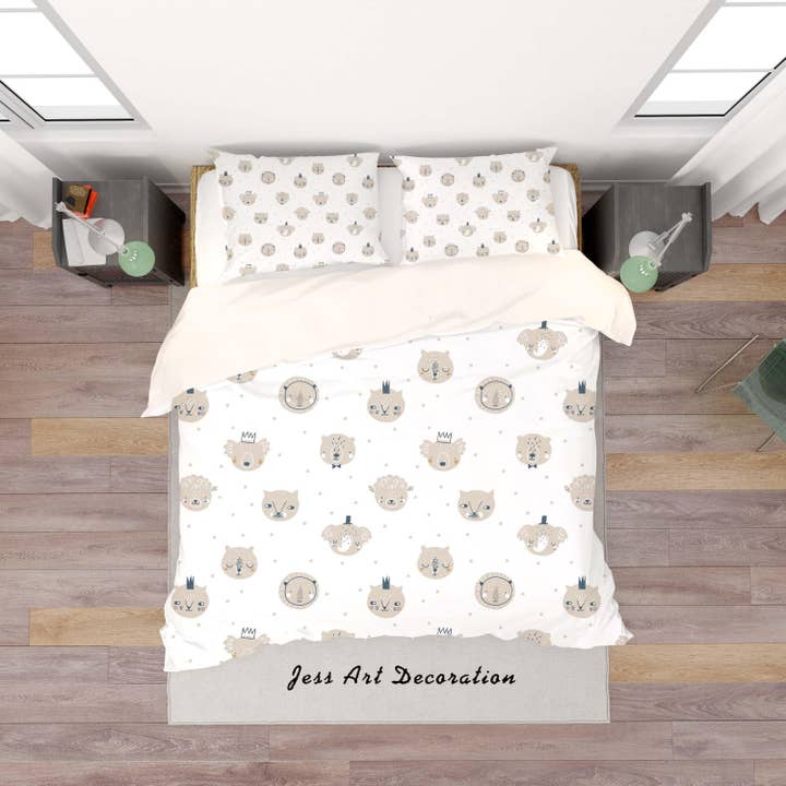 3D Cartoon Animal Quilt Cover Set Bedding Set Duvet Cover Pillowcases SF34 for wholesale by Jess Art Decoration