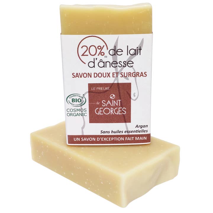 Jabón de leche de burra con 20% de argán para venta al por mayor de SAVONNERIE SAINT GEORGES