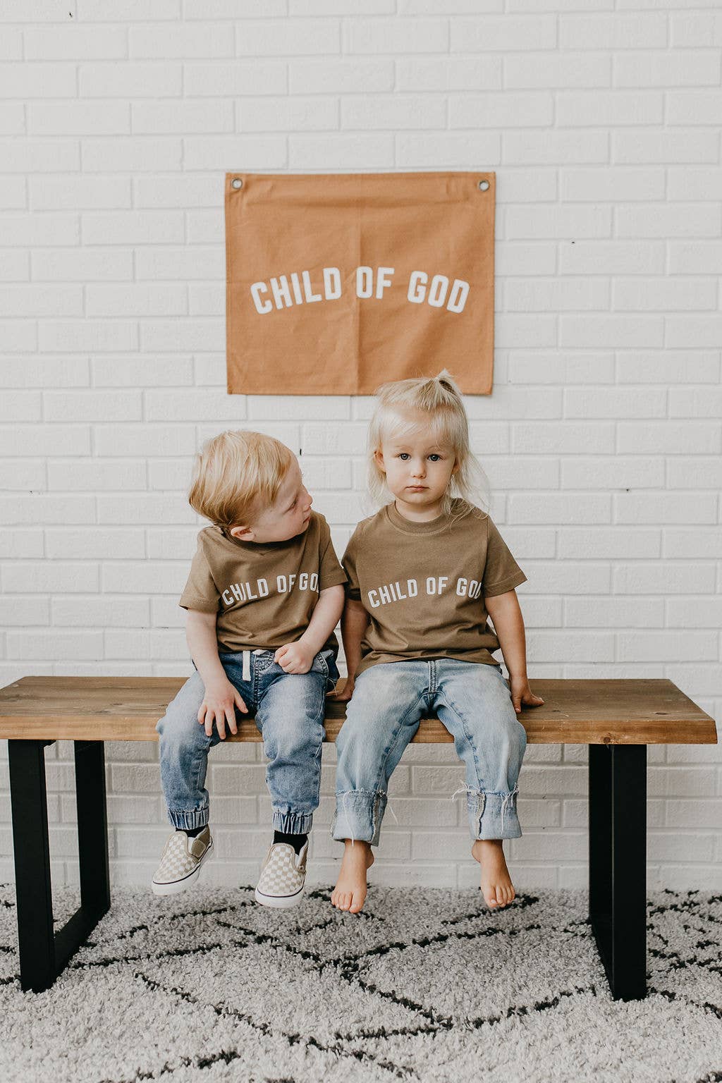 Little & Brave - Wholesale Screen Printed T-Shirt - Kids - Child of God, faith based, Christian apparel for kids.4