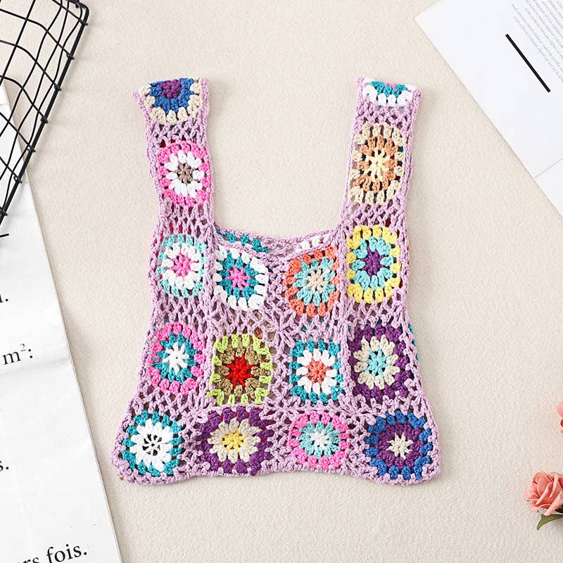 Funkyrel® Atzbranding Limited - Vente Tote bag – femme - Sac Vintage au Crochet - Sac à Main Exquis6