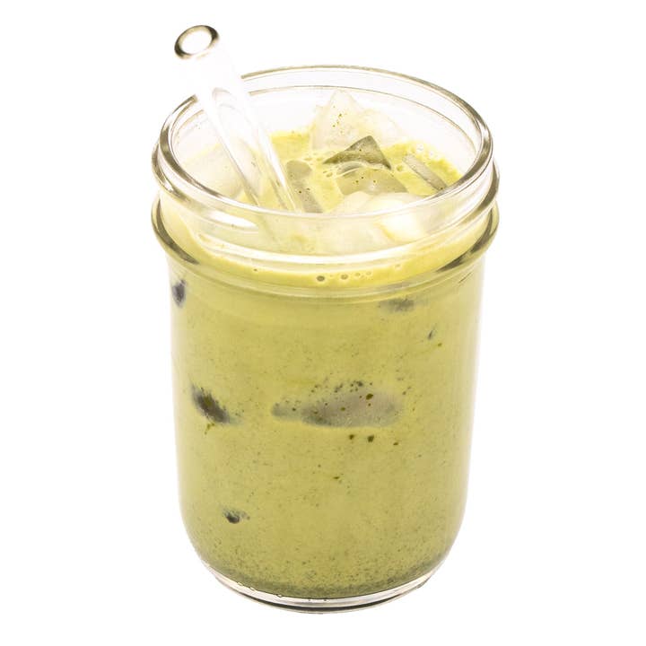 Mason Jar Lifestyle - Wholesale Drinking Straw - Short Glass Straws for Half Pint Mason Jars 4 Pack + Cleaner4