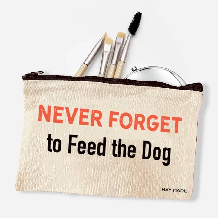Happy Campurr – wholesale Pouch – Women’s – Cat Canvas Pouch for Makeup & Stationery | Feed the Dog