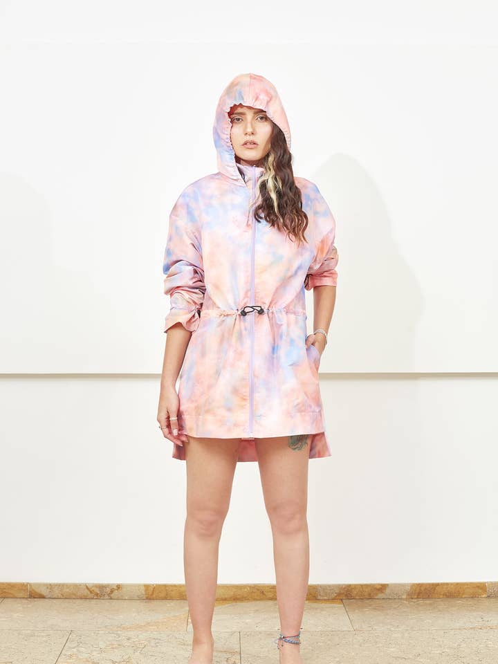 VESTE COUPE-VENT TIE DYE pour la vente par AYRAWEAR