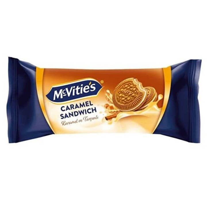 Aladdin - Wholesale Cookie - Ulker | McV Caramel Sandwich with Cinamon