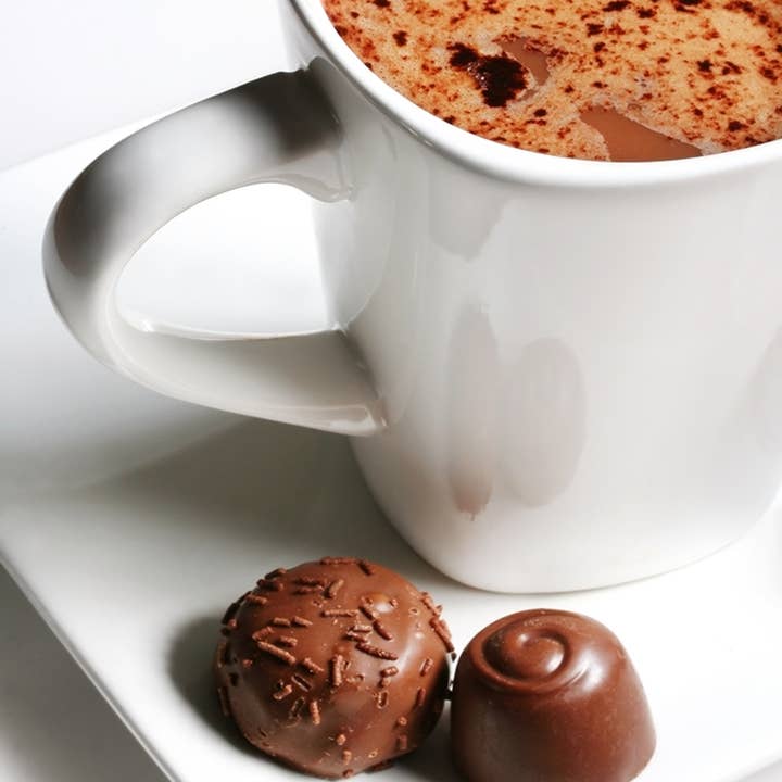 Door County Coffee - Wholesale Hot Cocoa Mix/Kit - Door County Salted Caramel Truffle Gourmet Hot Cocoa 7oz Tin