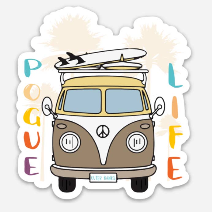Southern Bell Market - Wholesale Sticker - Outer Banks Pogue Life Sticker2