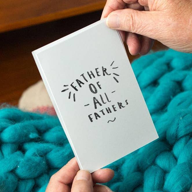 Father Of All Father's Greeting Card for wholesale by Ellie Ellie LTD