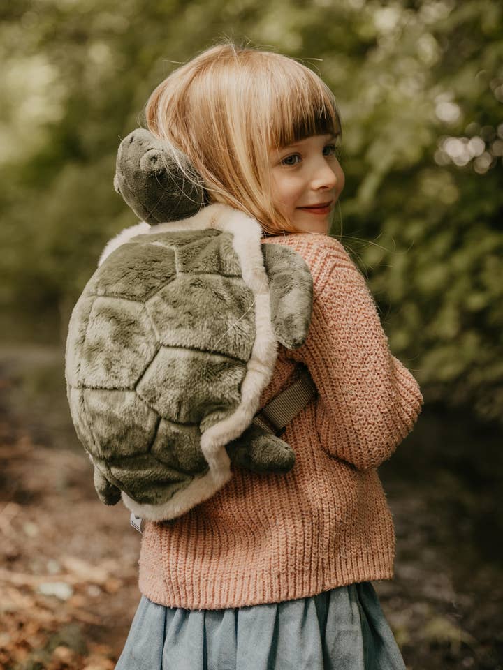 Children's Backpack Turtle for wholesale by WILD & SOFT