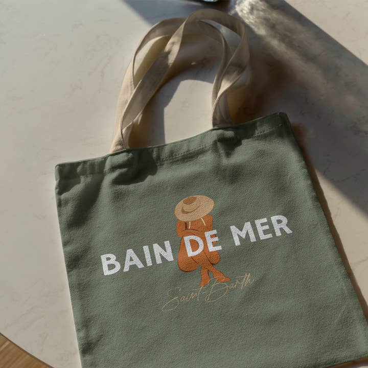 Zomerse katoenen tas met zeegeest voor wholesale door Coast and Valley