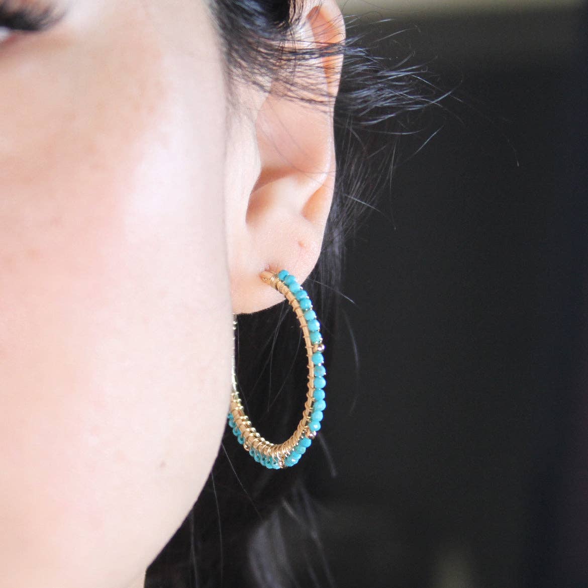 Mabel Chong - Wholesale Hoop Earrings - Beaded Hoops1