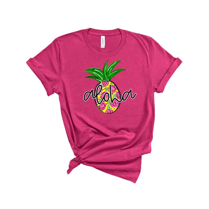 Aloha Pineapple - Graphic Tee for wholesale by Jasie Blanks