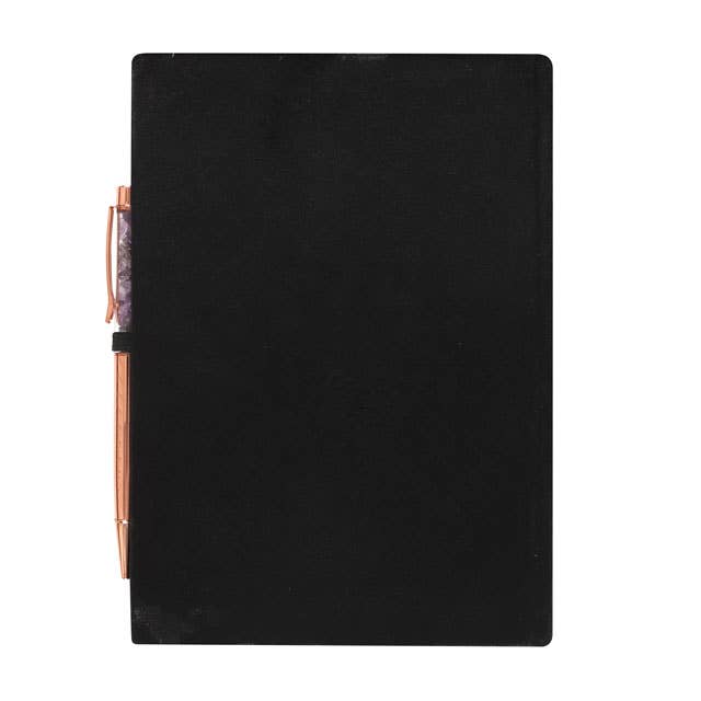 Something Different Wholesale – wholesale Notebook – Manifestation Journal Notebook with Amethyst Pen