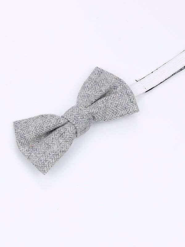 Gray Bow Tie No. 11 Child in Wool "Norbert" for wholesale by Unipap's
