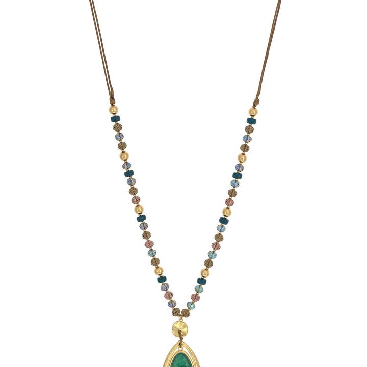 caroldauplaisejewelry – wholesale Pendant/charm necklace – Dauplaise Jewelry - Emerald Orbit Elegance