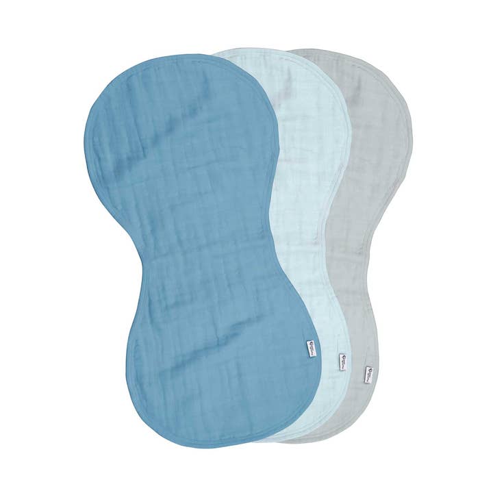 Green Sprouts - Wholesale Burp Cloth Set - Baby - Organic Cotton Muslin Burp Cloths (3pk)3