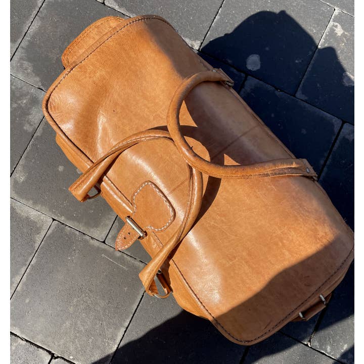 bazarifinagh - Wholesale Weekender Bag - Unisex - Premium Handmade Leather Travel Bag – Stylish & Durable2