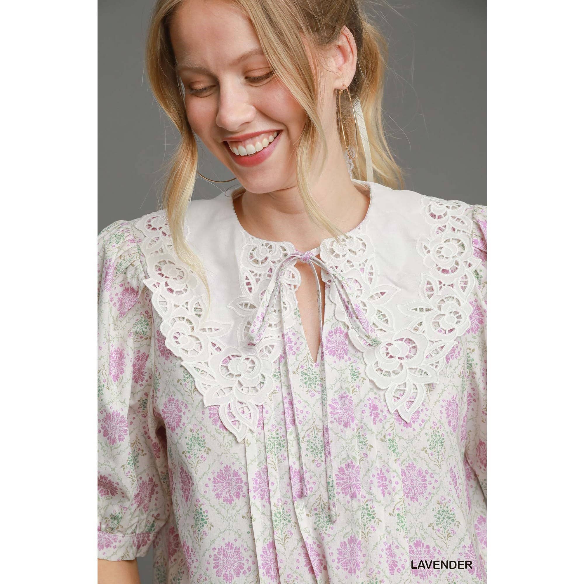 STYLE USA - Wholesale Tunic - Women's - Floral Print Top 4