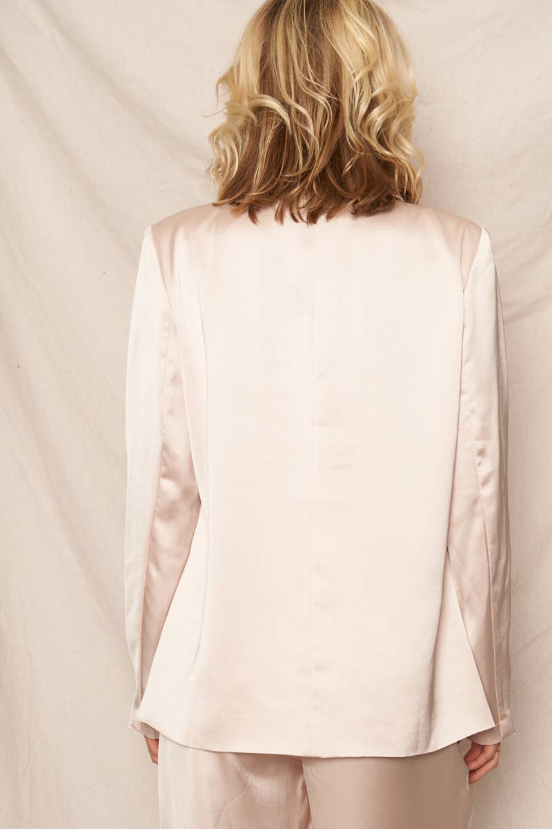En Crème - Wholesale Blazer - Women's - Satin Blazer 8