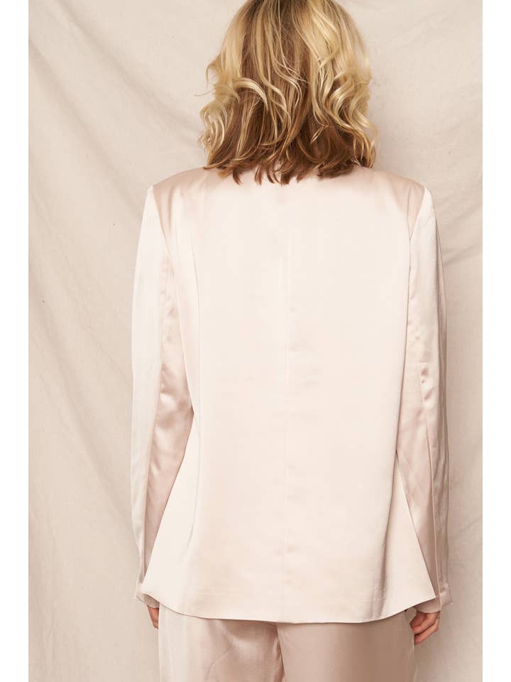 En Crème - Wholesale Blazer - Women's - Satin Blazer 8