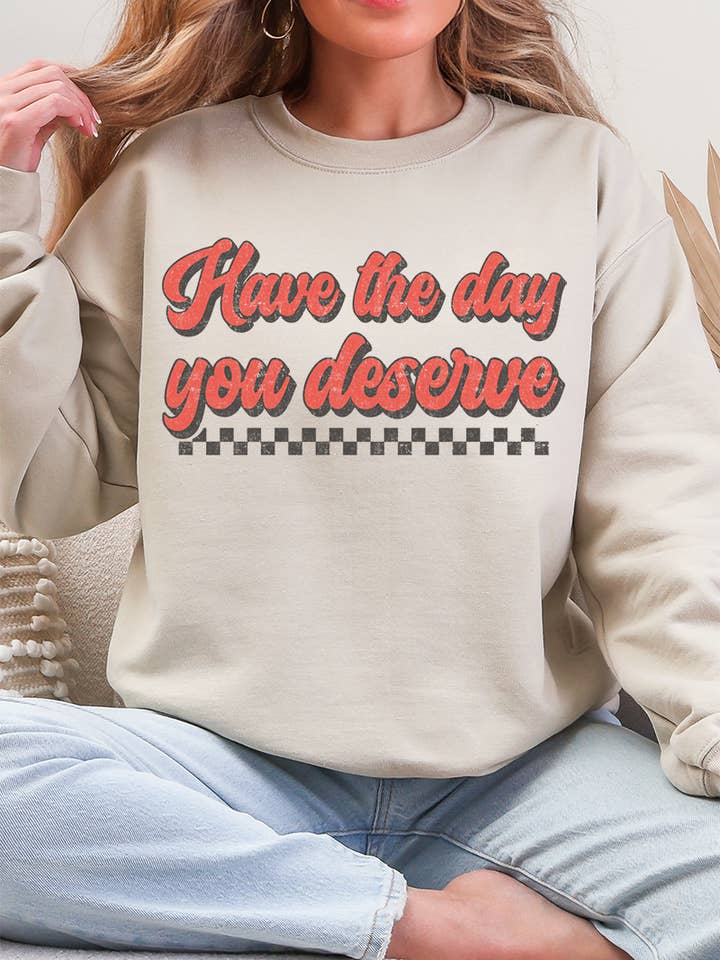 Have A Day Ecosmart Crewneck Sweatshirt for wholesale by Wholesale Accessory Market