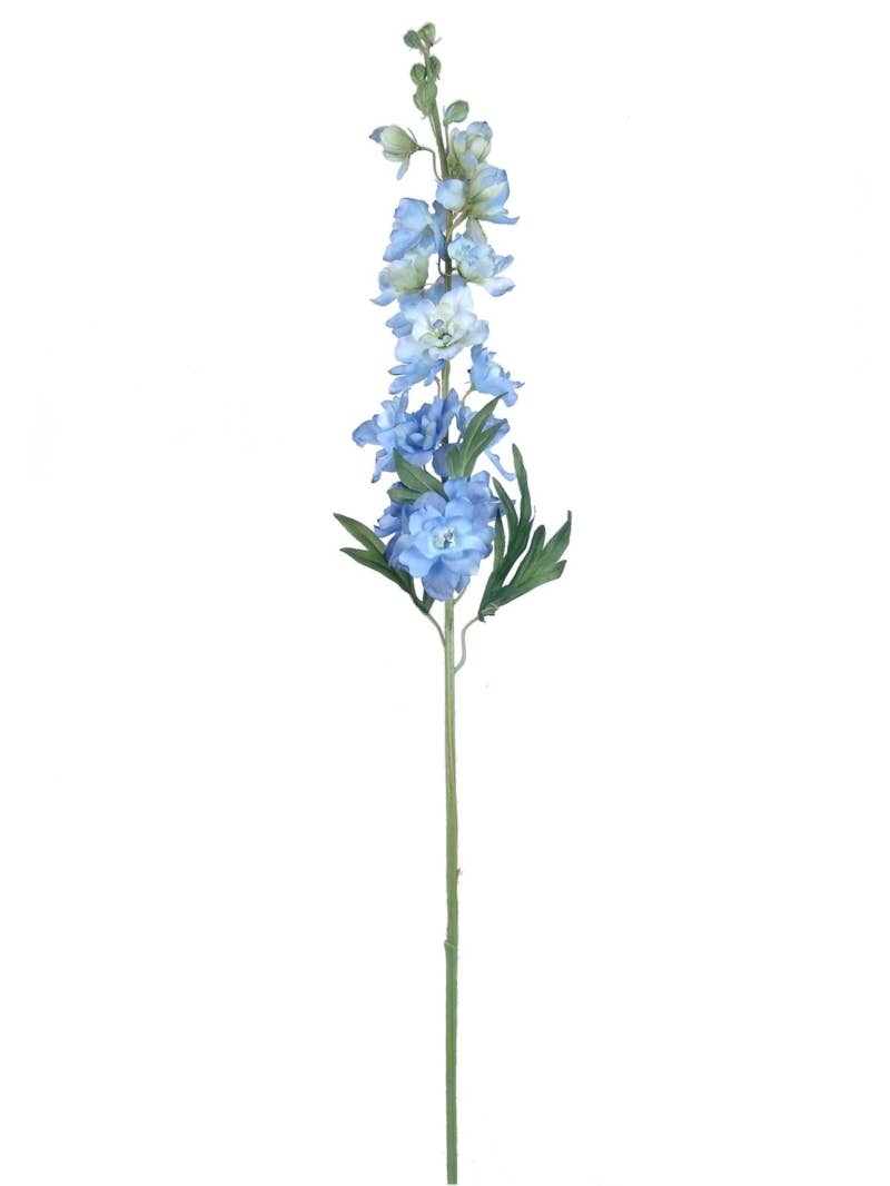 Larksilk - Wholesale Artificial Flowers - 36" Delphinium - Blue Faux
