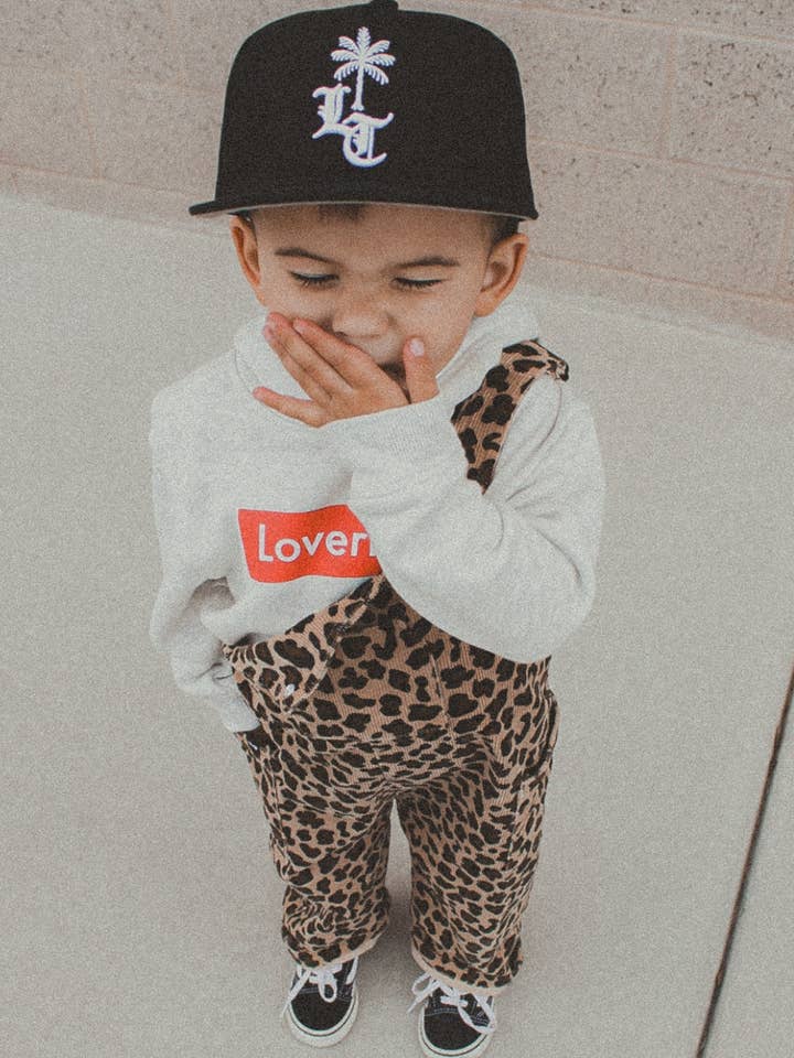 Overaller med leopardtryck för wholesale av Little Trouble
