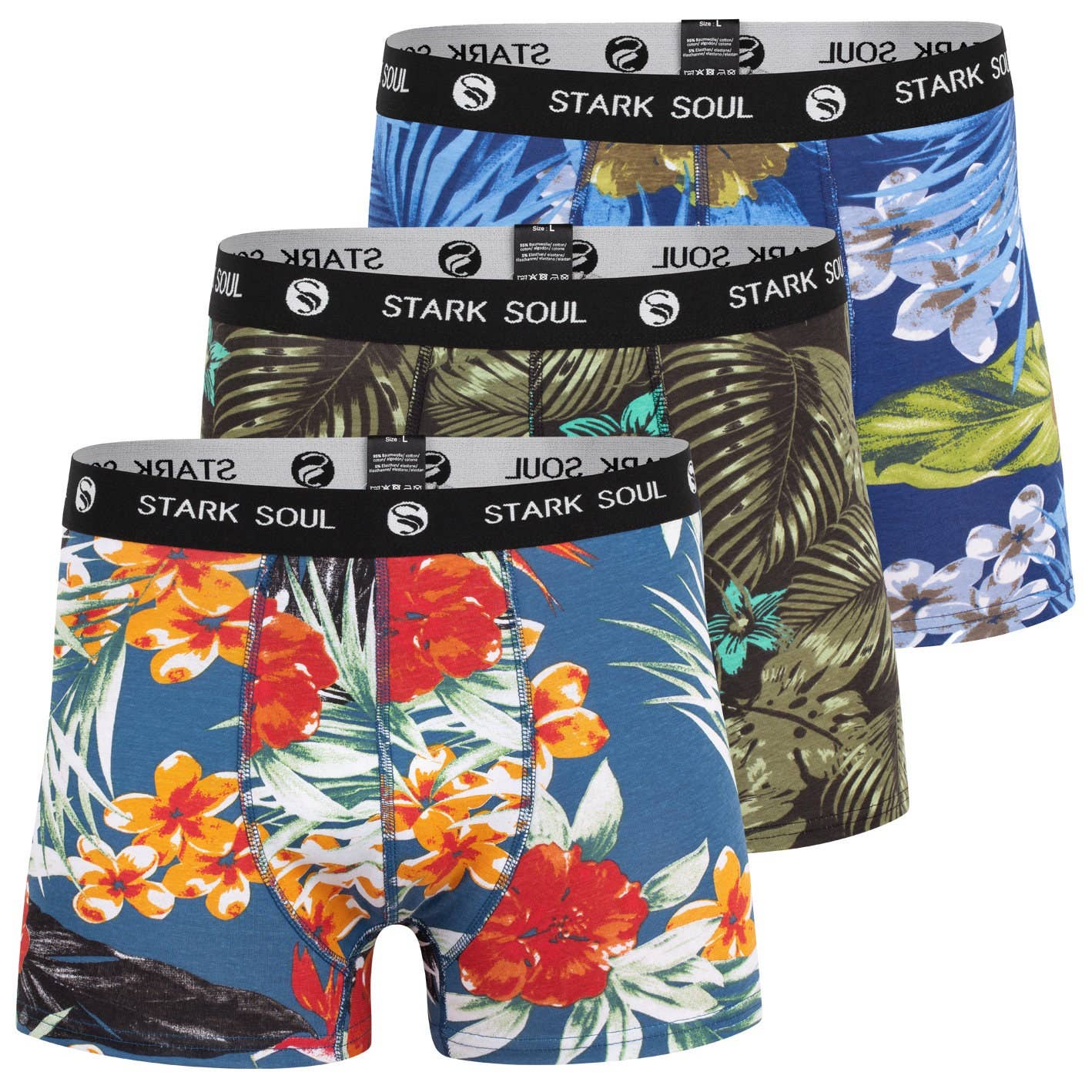 mix ALOHA boxer shorts, Hawaiian boxers shorts, Stark Soul for wholesale on Faire4