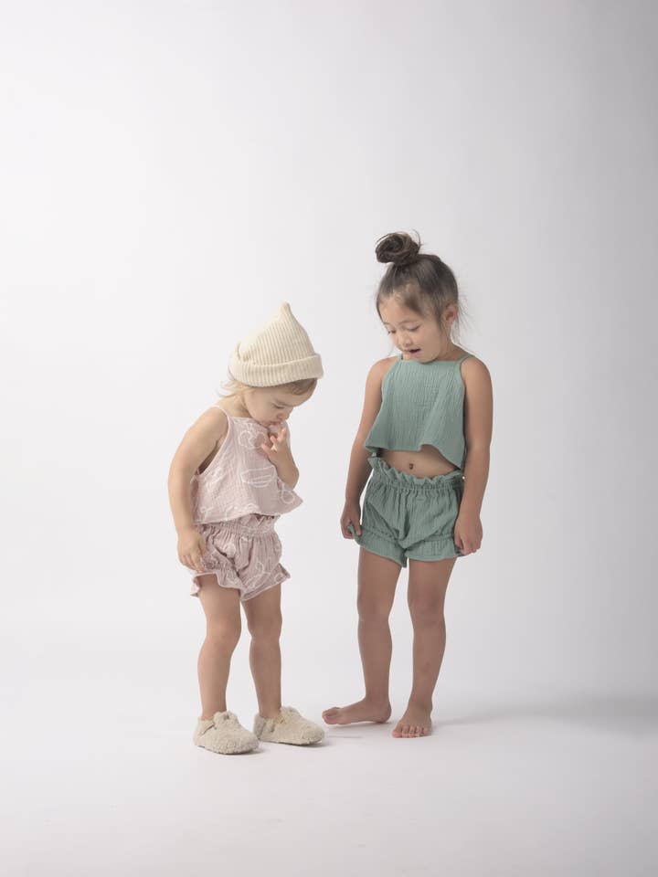 TANK & HÖG MIDJA BLOOMERS SET, PERSIKA PISKA för wholesale av Shop dōs