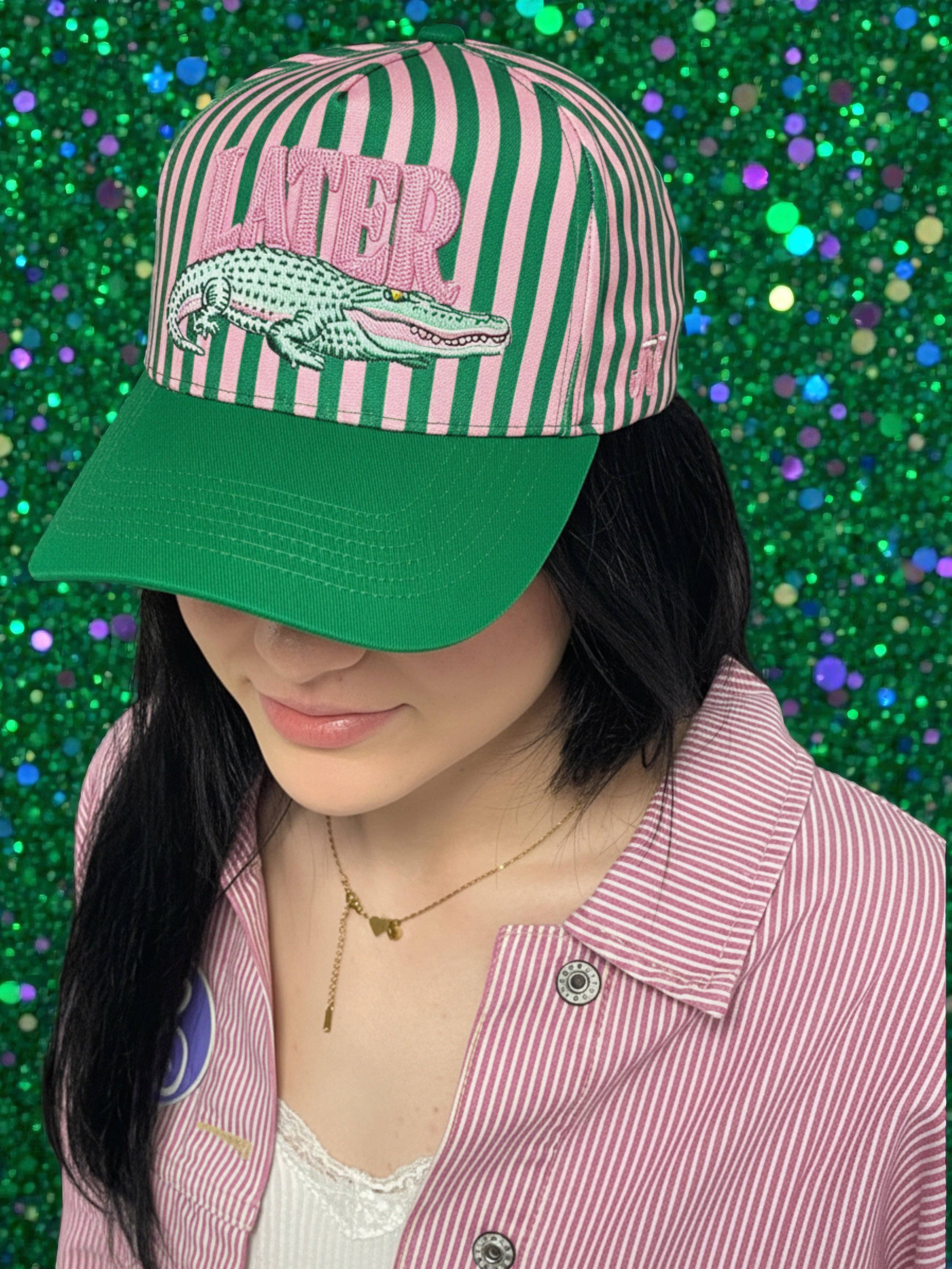 6j Threads LLC - Wholesale Baseball Cap - Women's - Later Gator Cap(Ship Date TBD – Estimated for the Second Week of March)1