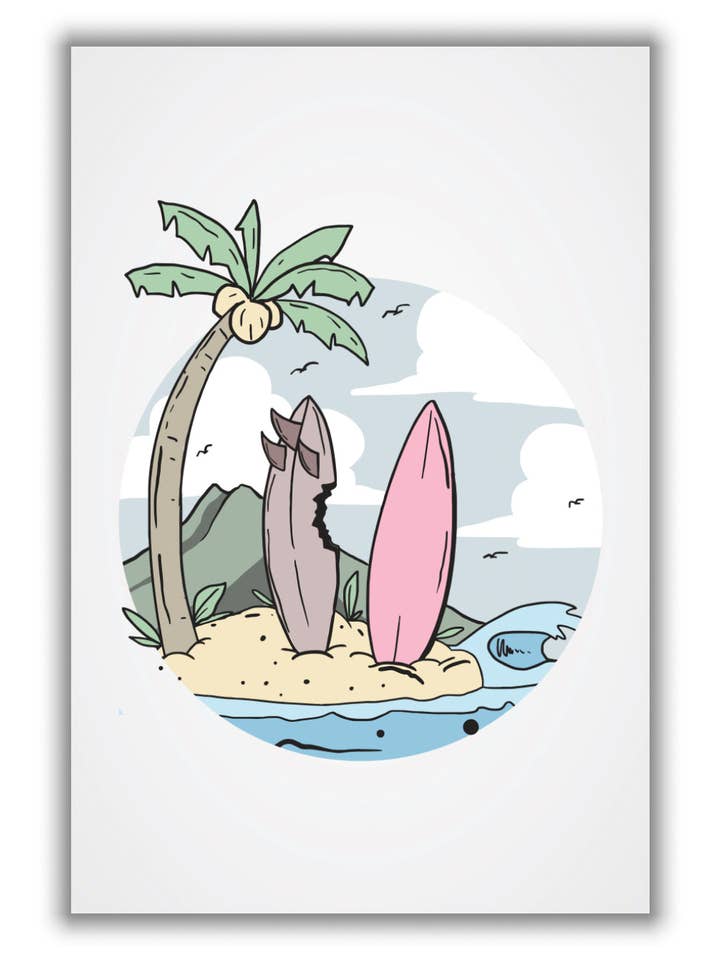 Haj attack? för wholesale av Stanley Print House