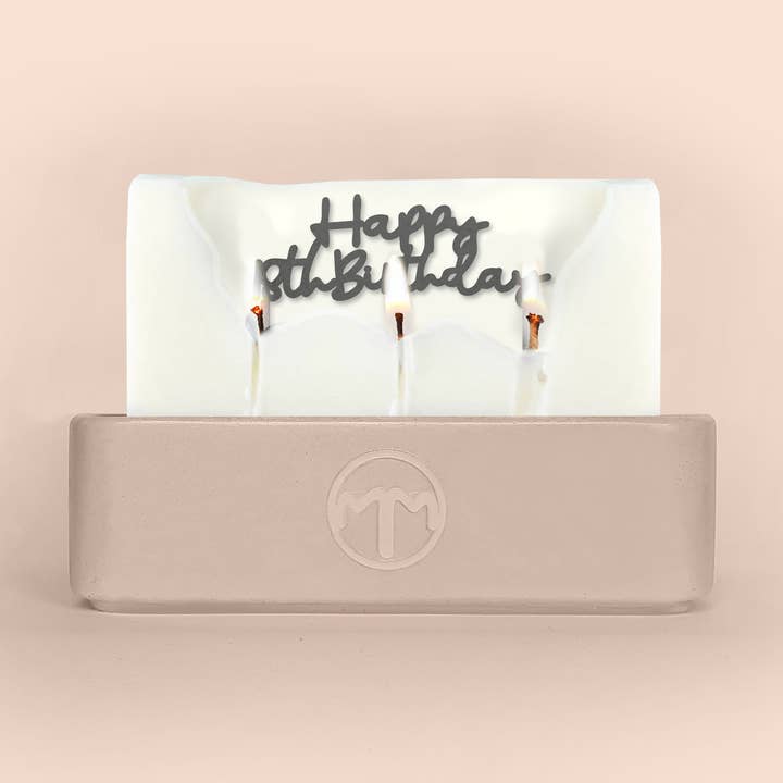 Happy 18th Birthday Hidden Message Candle for wholesale by Melting Messages