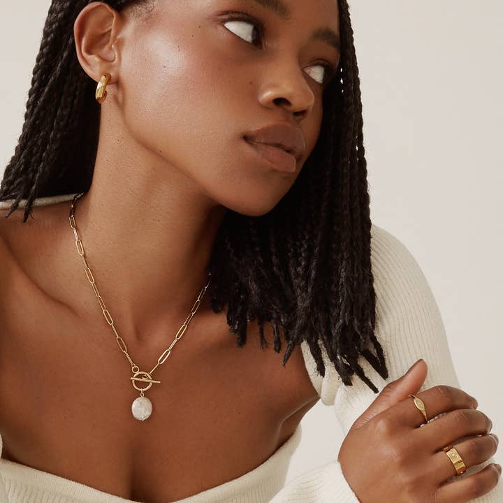 Art Ring - Gold Plated for wholesale by Twenty Compass