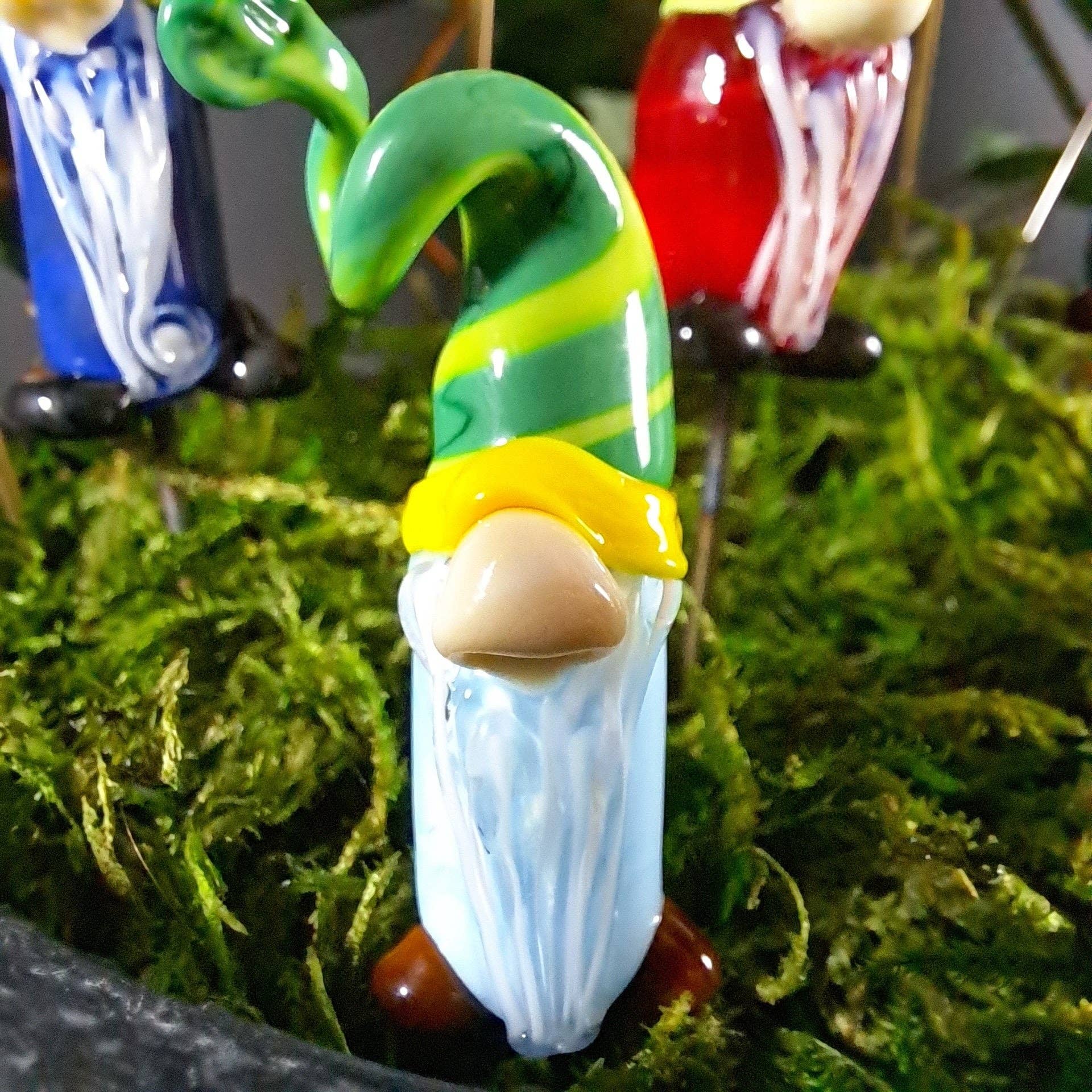 Sunshine Glass Gifts - Wholesale Garden Gnome - Gnome Plant Pals Unique House Plant and Fairy Garden Decor3
