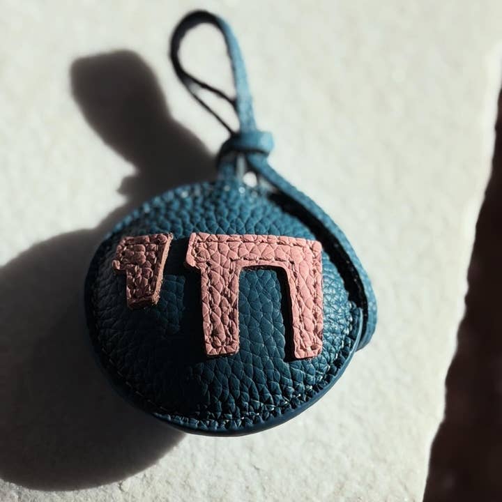 JEWISHJOY.co - Wholesale Purse/Bag Accessory - Women's - Leather Bag Charms - Jewish Star / Hamsa / Chai5