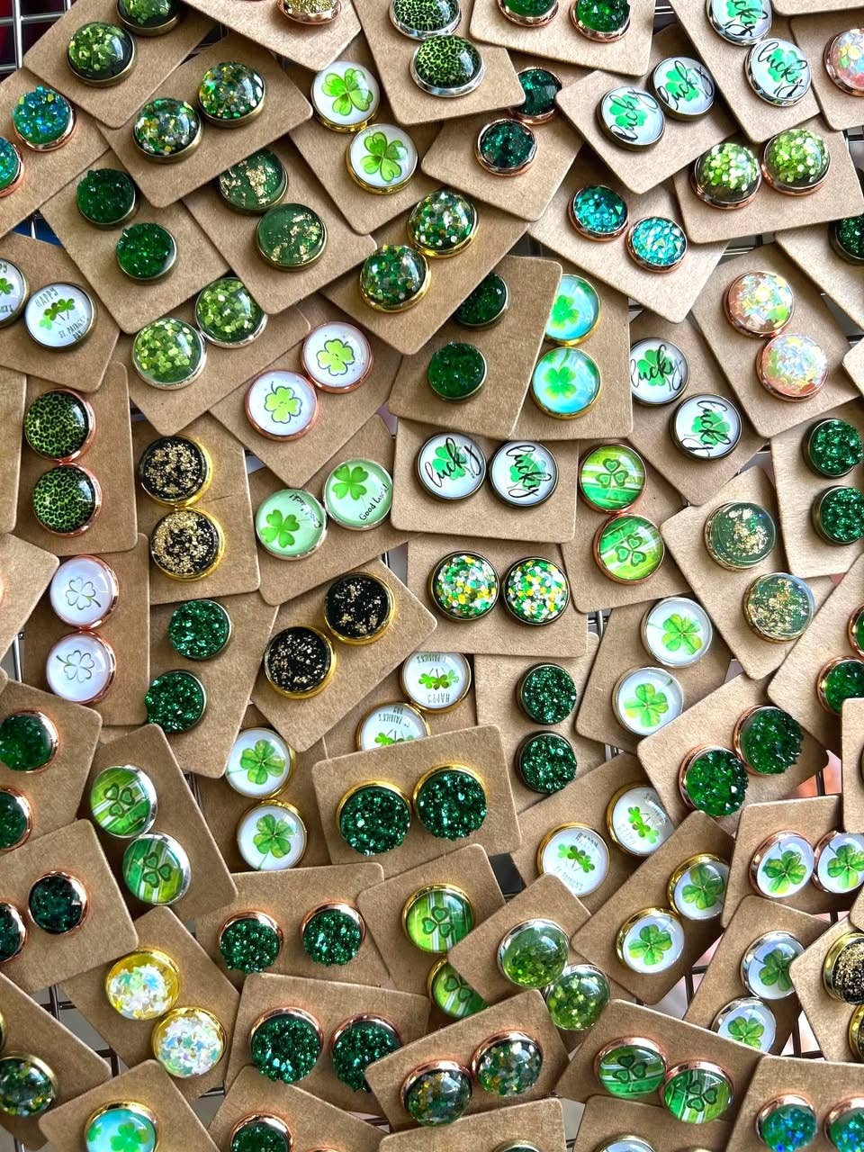 Kate Tuesday Jewelry - Wholesale Stud/Post Earrings - 🍀 St Patricks Day Grab Bag Earrings4
