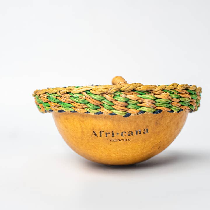 Africana Skincare - Wholesale Bar Soap - African Black Soap from Ghana calabash elephant grass cover