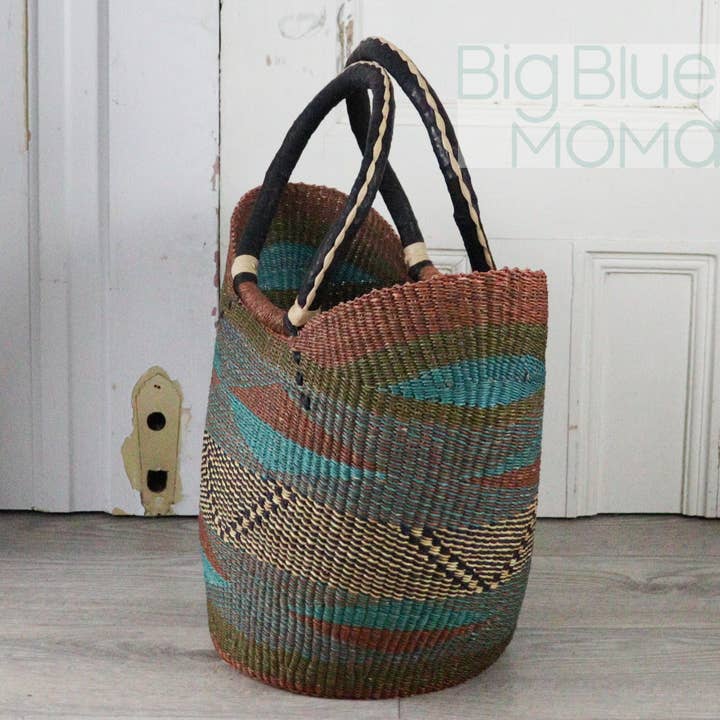 Big Blue Moma - Wholesale Grocery/Shopping Bag - U Shopper Large - Traditional Palette29