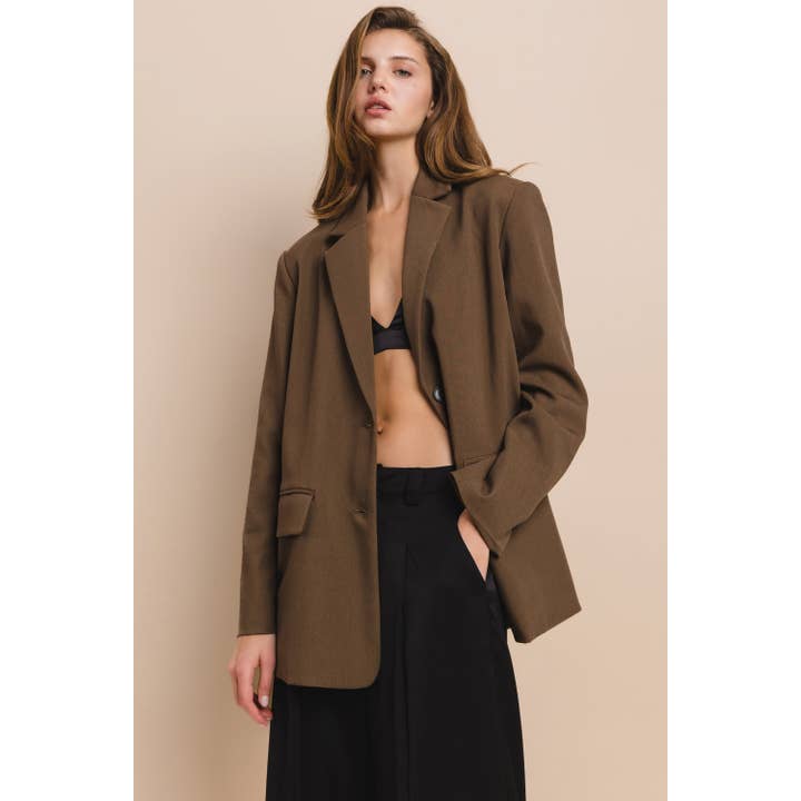 Honey Mango - Wholesale Jacket - Women's - Relaxed fit blazer12