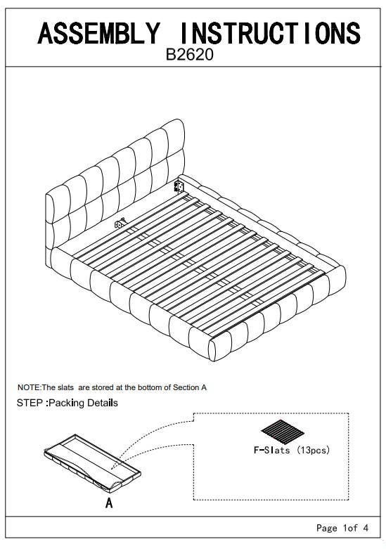 Dark Grey Queen Size Upholstered Chenille Platform Bed for wholesale on Faire10