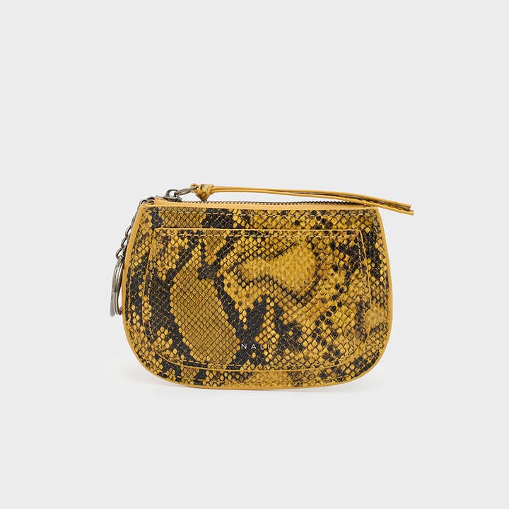 GEA PYTHON WALLET YELLOW - N64 for wholesale by NALI'