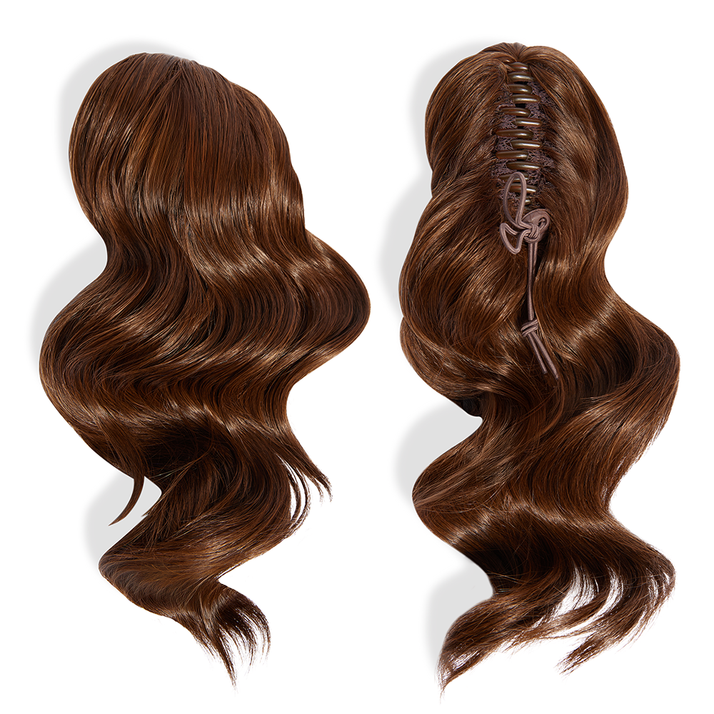 INH Hair - Wholesale Hair Clip - Women's - Emily | Half up Half Down Mini Claw Clip Pony28