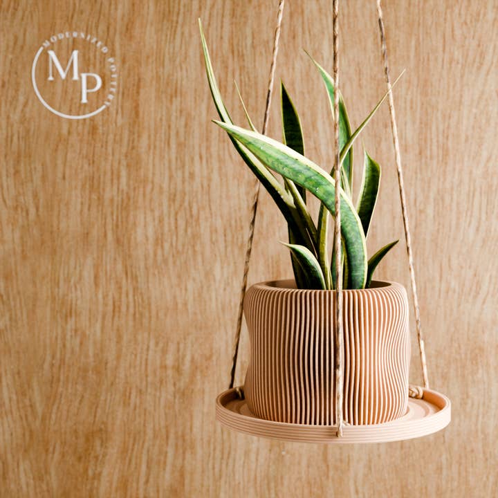 Modernized Pottery - Wholesale Hanging Planter - Hanging Plant Pot Tray | PUDDLE
