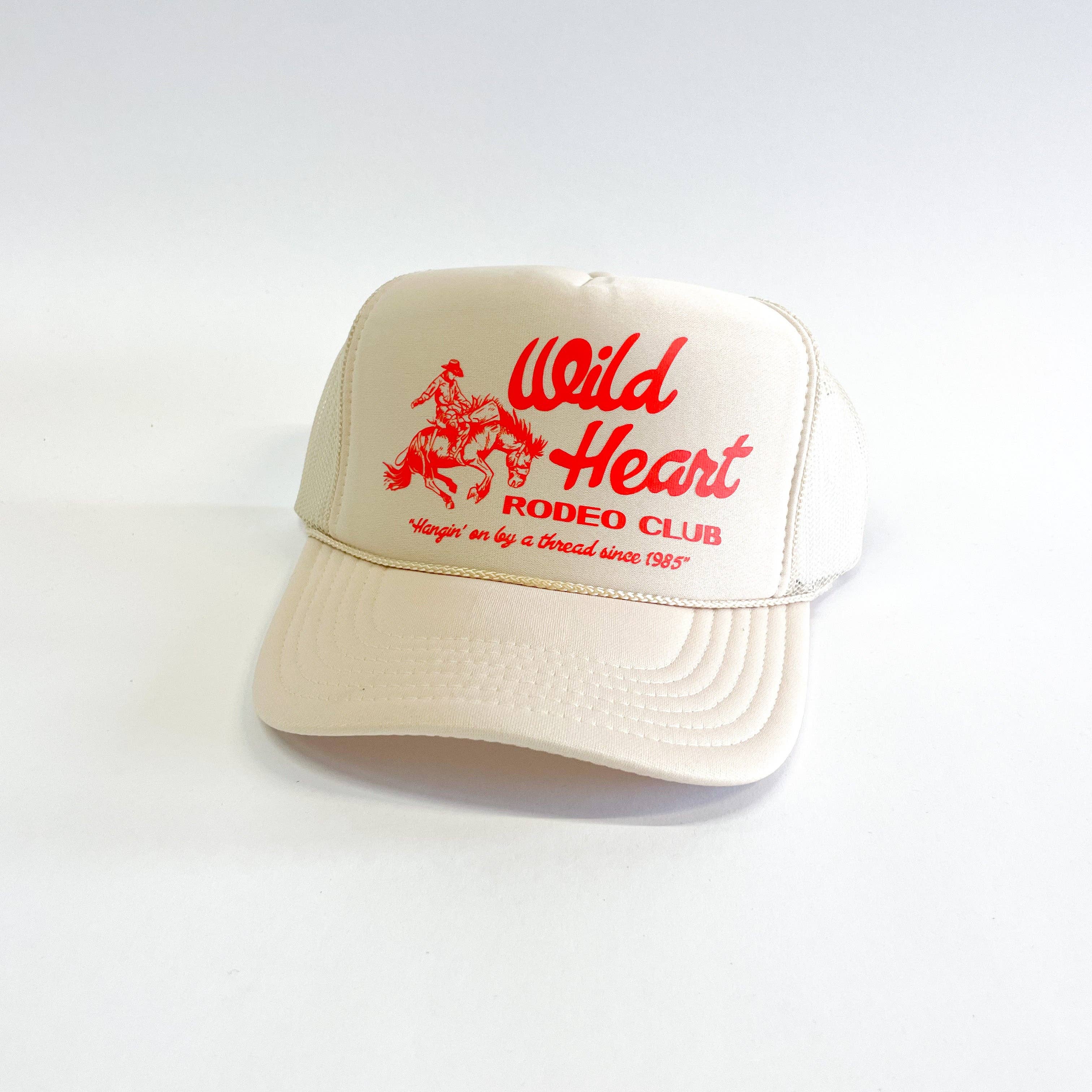 N.B. GOODS - Wholesale Trucker Hat - Unisex - Rodeo Cowboy Trucker Hat Wild Heart Rodeo Club5