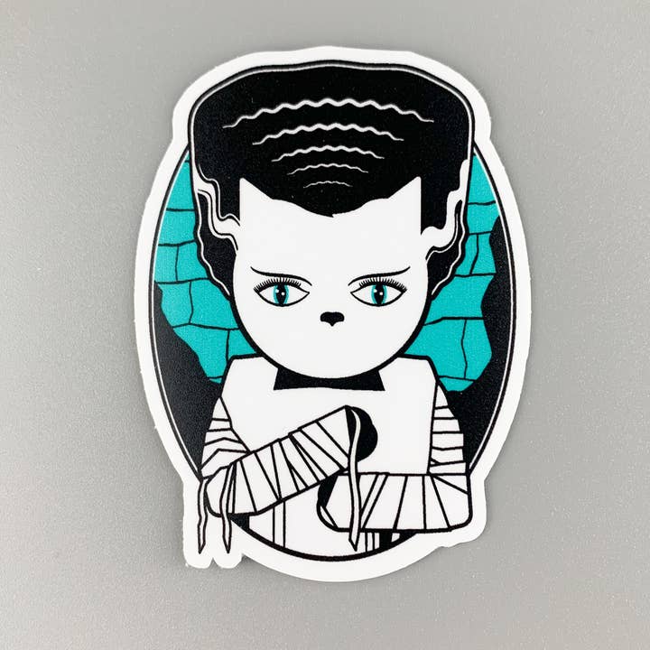 Bride of Frankencat - Sticker for wholesale by Metal the Brand